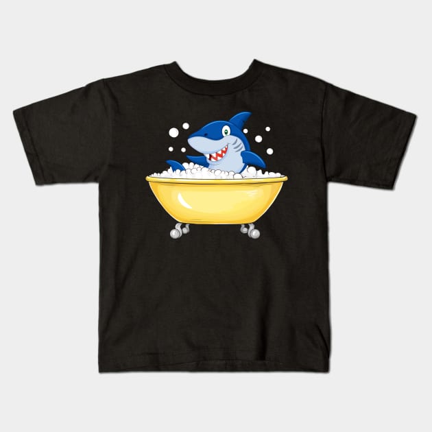 Little Shark Kids T-Shirt by MintaApparel